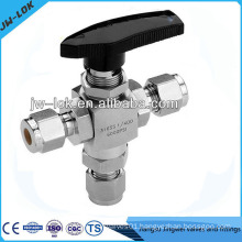 China 3 way ball valve dn8 1/4 inch